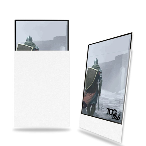 TCGLAB - BUSTE PROTETTIVE STANDARD 100 ULTRA CLEAR - MATTE WHITE - (TL008)