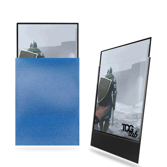 TCGLAB - BUSTE PROTETTIVE STANDARD 100 ULTRA CLEAR - MATTE BLUE/BLACK - (TL011)