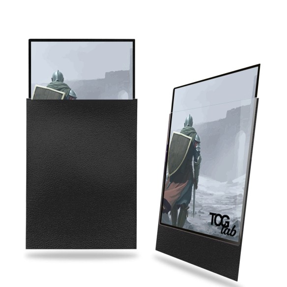 TCGLAB - BUSTE PROTETTIVE STANDARD 100 ULTRA CLEAR - MATTE BLACK - (TL009)