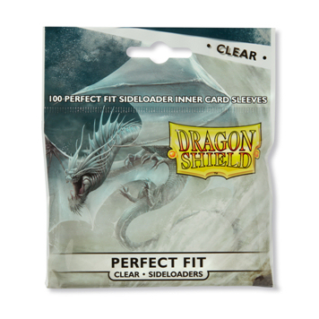 DRAGON SHIELD PERFECT FIT - CLEAR 100 (PERFECT SIZE) SIDELOADERS