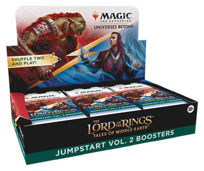 THE LORD OF THE RINGS: TALES OF MIDDLE-EARTH JUMPSTART VOL. 2 BOOSTER DISPLAY (18 BUSTE) - ING