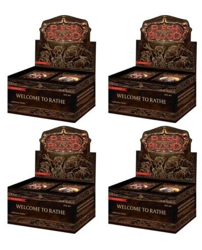 FLESH & BLOOD TCG: WELCOME TO RATHE UNLIMITED - 4 BOX - 1 CASE SIGILLATO