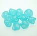 27205 FROSTED TEAL/WHITE SET OF TEN D10'S