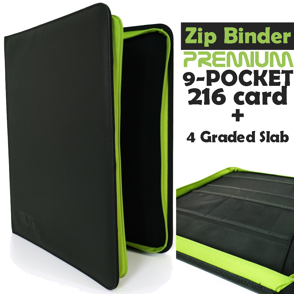 TCGLAB - ALBUM PREMIUM PER TOPLOADER 9 TASCHE - BLACK