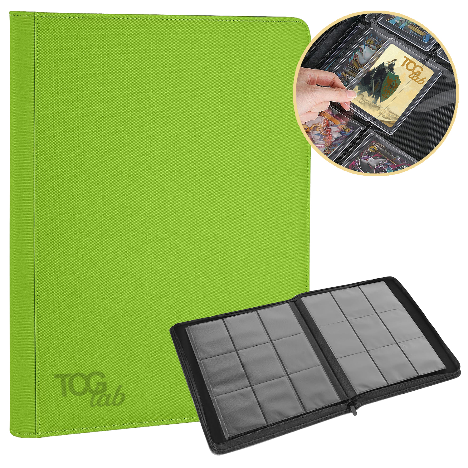 TCGLAB - ALBUM PER TOPLOADER 9 TASCHE - VERDE TCGLAB - ALBUM PER TOPLOADER 9 TASCHE - VERDE