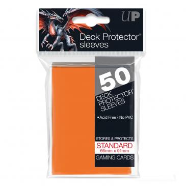 E-82673	50PZ ORANGE STANDARD DECK PROTECTORS
