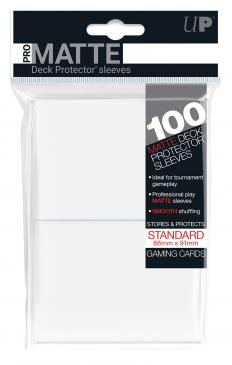 E-84513	100PZ PRO-MATTE WHITE STANDARD DECK PROTECTORS