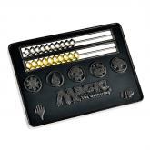 E-86702 MAGIC THE GATERING CARD SIZE BLACK ABACUS LIFE COUNTER