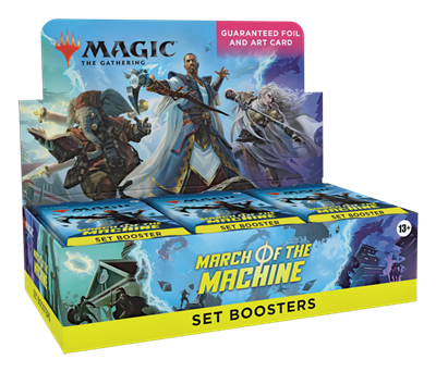 PROMO MARCH OF THE MACHINE SET BOOSTER - MIN 6 BOX BUSTE ITALIANO - PAG. ANT.