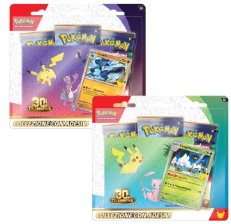 POKEMON 30° ANNIVERSARIO - COLLEZIONE CON ADESIVI - (1PZ) COD: 10449
