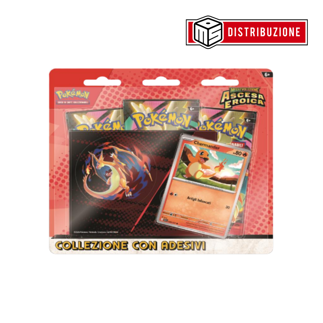 POKEMON - COLLEZIONE CON ADESIVI DELL'ESPANSIONE MEGAEVOLUZIONE - (1PZ) - (COD: 10314) POKEMON - COLLEZIONE CON ADESIVI DELL'ESPANSIONE MEGAEVOLUZIONE - (1PZ) - (COD: 10314)