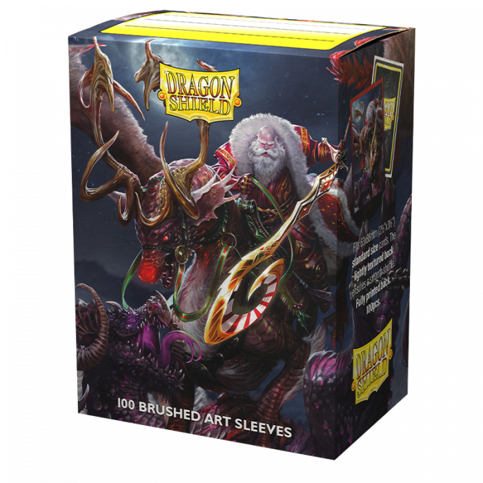 DS100 SLEEVES STANDARD BRUSHED ART - CHRISTMAS DRAGON 2022 (AT-12080)