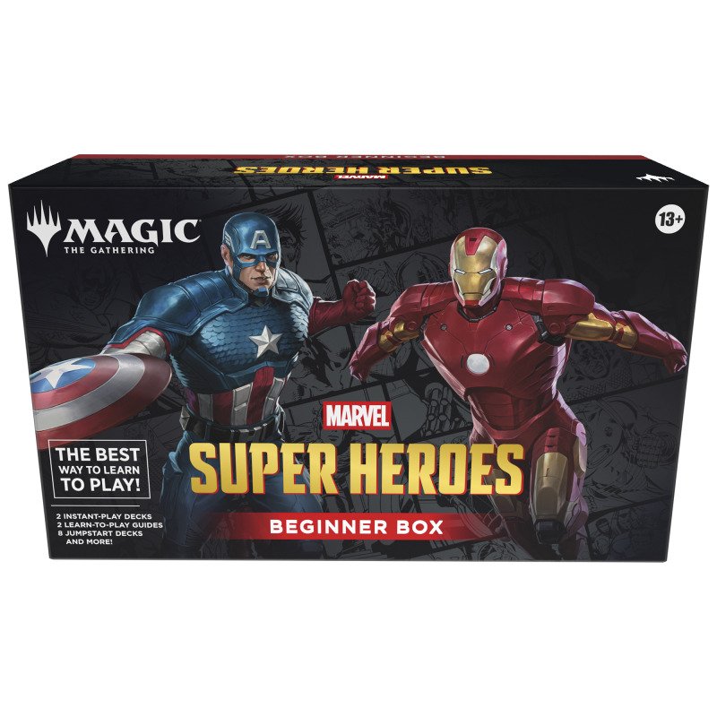 MAGIC - UNIVERSES BEYOND - MARVEL SUPERHEROES - BEGINNER BOX DISPLAY - (BOX 3 PZ) - INGLESE