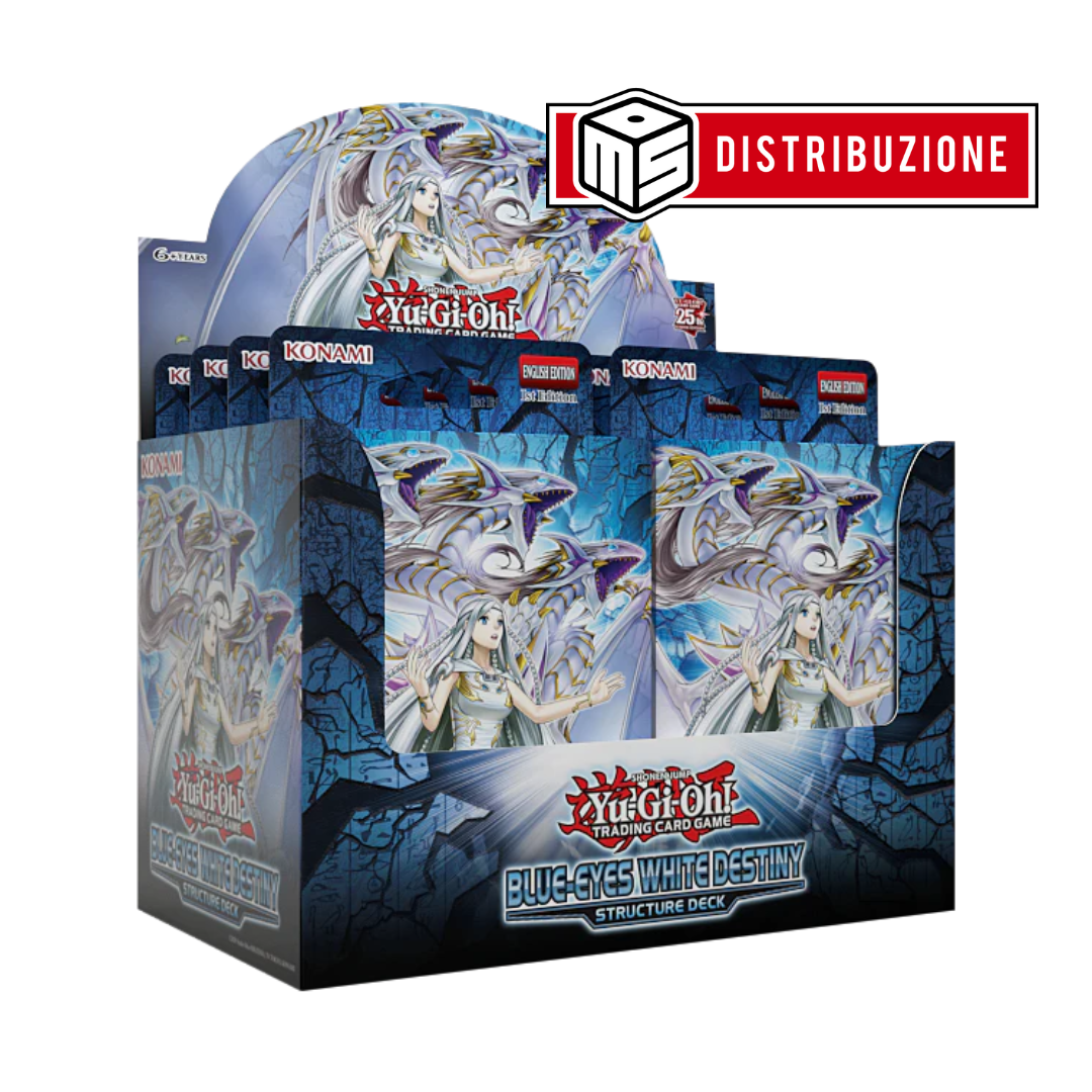 STRUCTURE DECK: BLUE EYES WHITE DESTINY UNLIMITED RISTAMPA - BOX 8 MAZZI