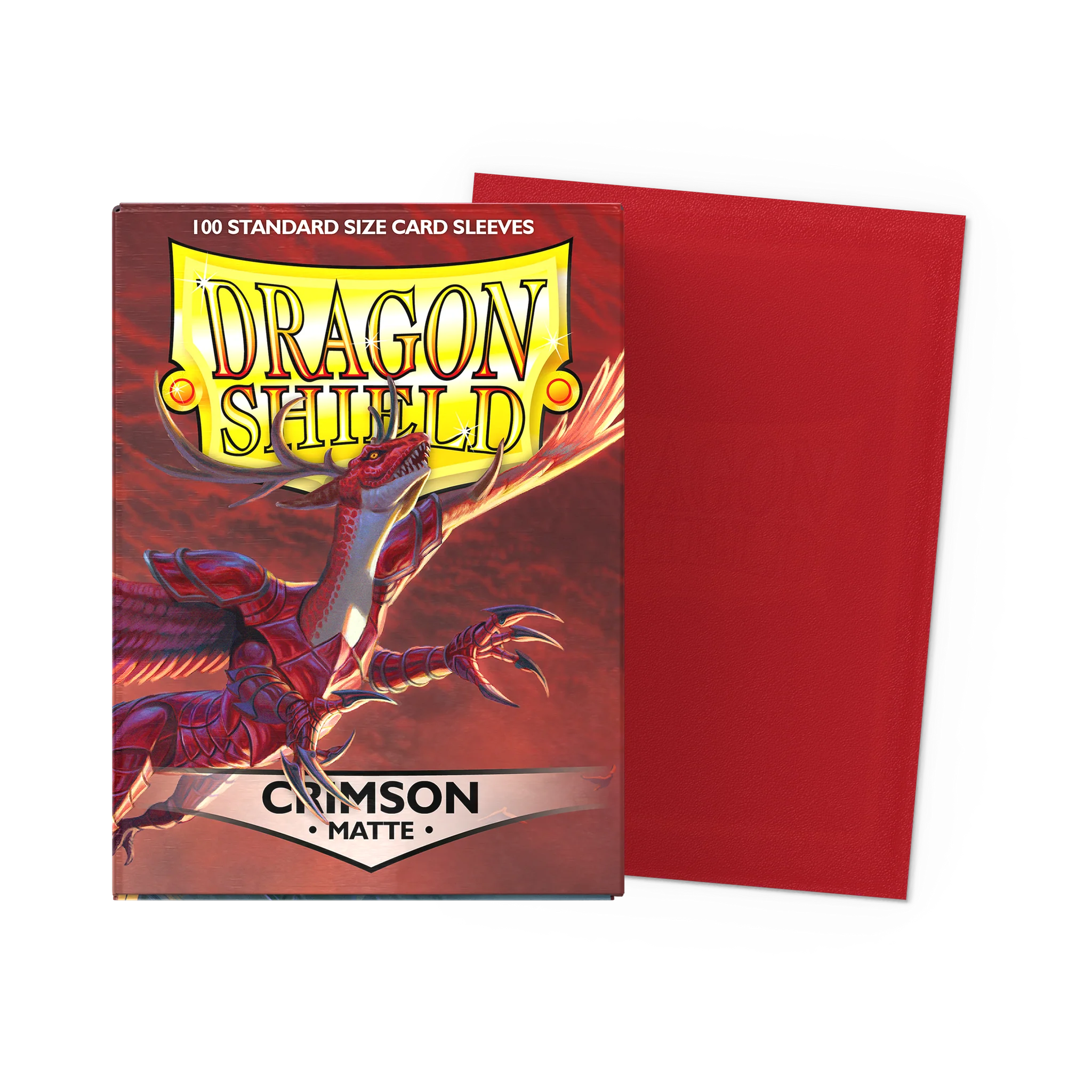 DRAGON SHIELD BUSTE PROTETTIVE STANDARD DA 100 - MATTE CRIMSON AT-11021 DRAGON SHIELD BUSTE PROTETTIVE STANDARD DA 100 - MATTE CRIMSON AT-11021