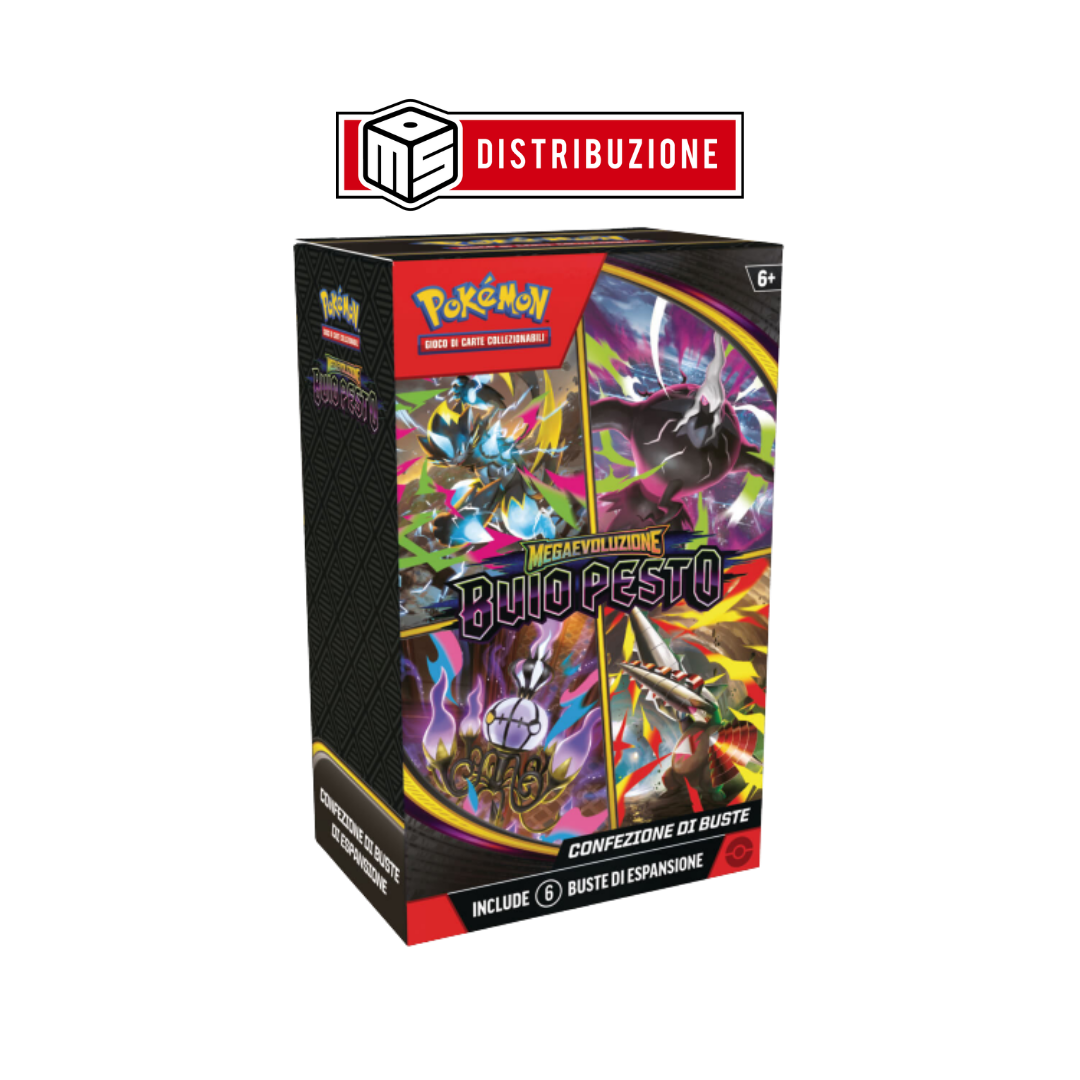 POKEMON - MEGAEVOLUZIONE BUIO PESTO - BUNDLE 6 BUSTE - (1PZ) COD: 10422