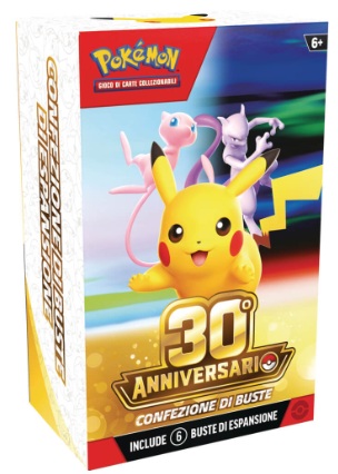 POKEMON 30° ANNIVERSARIO - BUNDLE 6 BUSTE - (1PZ) COD: 10451