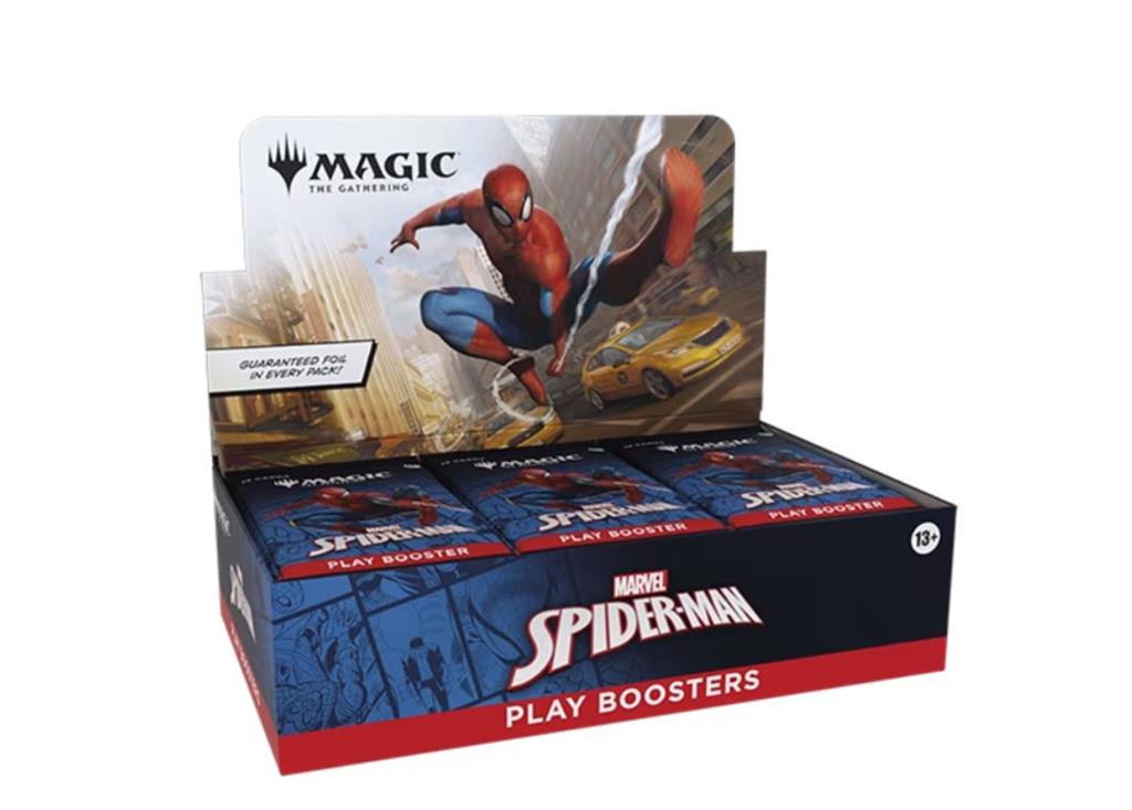 UNIVERSES BEYOND - MARVEL'S SPIDER MAN - PLAY BOOSTER DISPLAY (30 BUSTE) - INGLESE