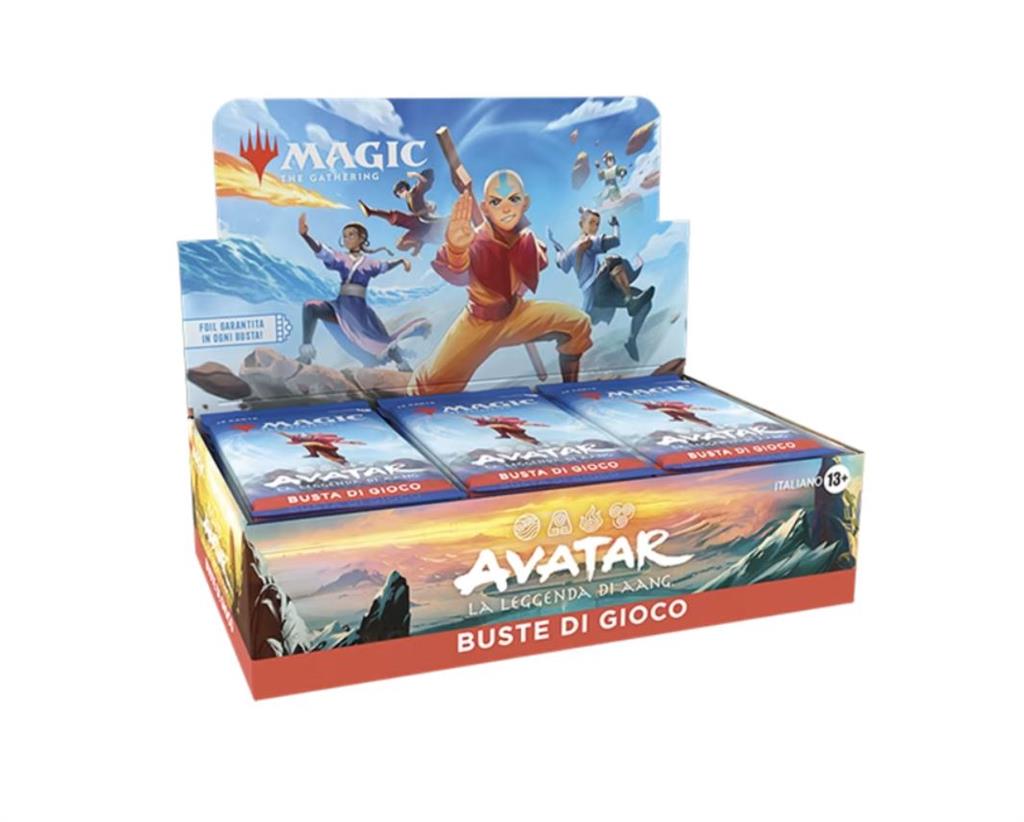 PROMO ORD. MIN. 6 BOX PAG. ANT - UNIVERSES BEYOND - AVATAR: THE LAST AIRBENDER - PLAY BOOSTER DISPLAY (30 BUSTE) - ITALIANO