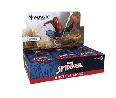 UNIVERSES BEYOND - MARVEL'S SPIDER MAN - PLAY BOOSTER DISPLAY (30 BUSTE) - ITALIANO