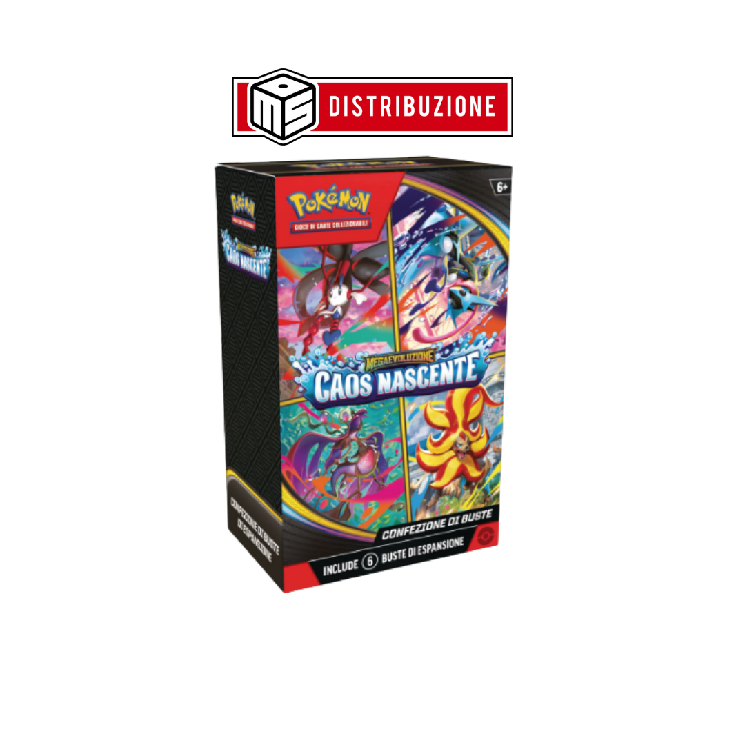 POKEMON - MEGAEVOLUZIONE CAOS NASCENTE - BUNDLE 6 BUSTE - (1PZ) COD: 10403
