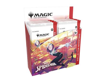 UNIVERSES BEYOND - MARVEL'S SPIDER MAN - COLLECTOR'S BOOSTER DISPLAY (12 BUSTE) - INGLESE