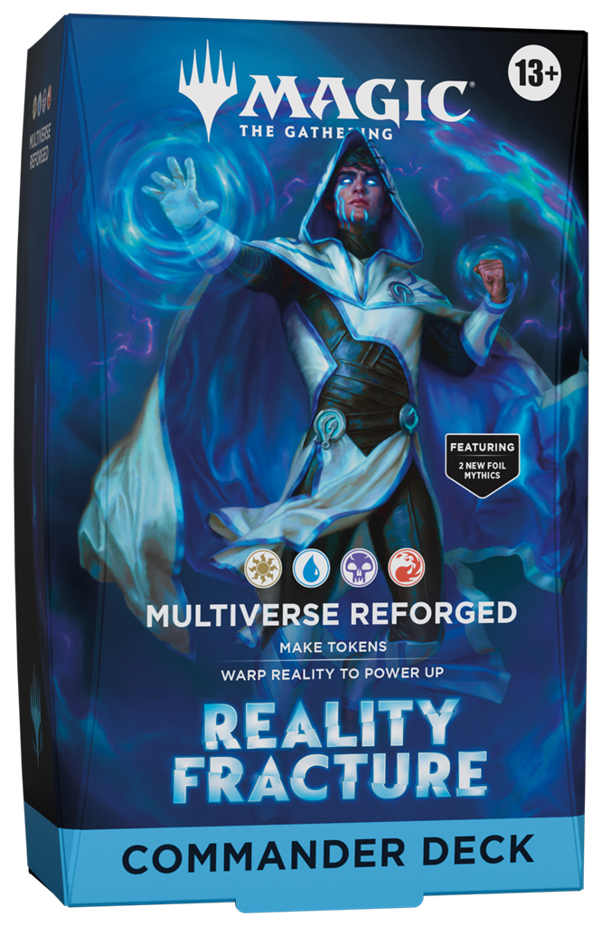 MAGIC - REALITY FRACTURE - COMMANDER DECK DISPLAY - (BOX 4 PZ) - INGLESE MAGIC - REALITY FRACTURE - COMMANDER DECK DISPLAY - (BOX 4 PZ) - INGLESE