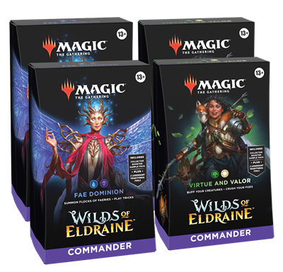 WILDS OF ELDRAINE - COMMANDER BOX 4 MAZZI - INGLESE