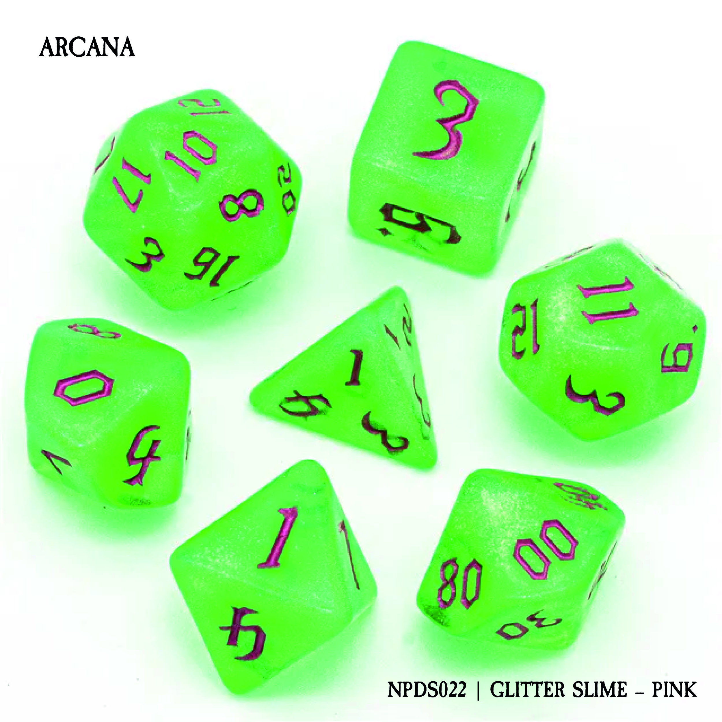 ARCANA: GLITTER SLIME- PINK (NPDS022)