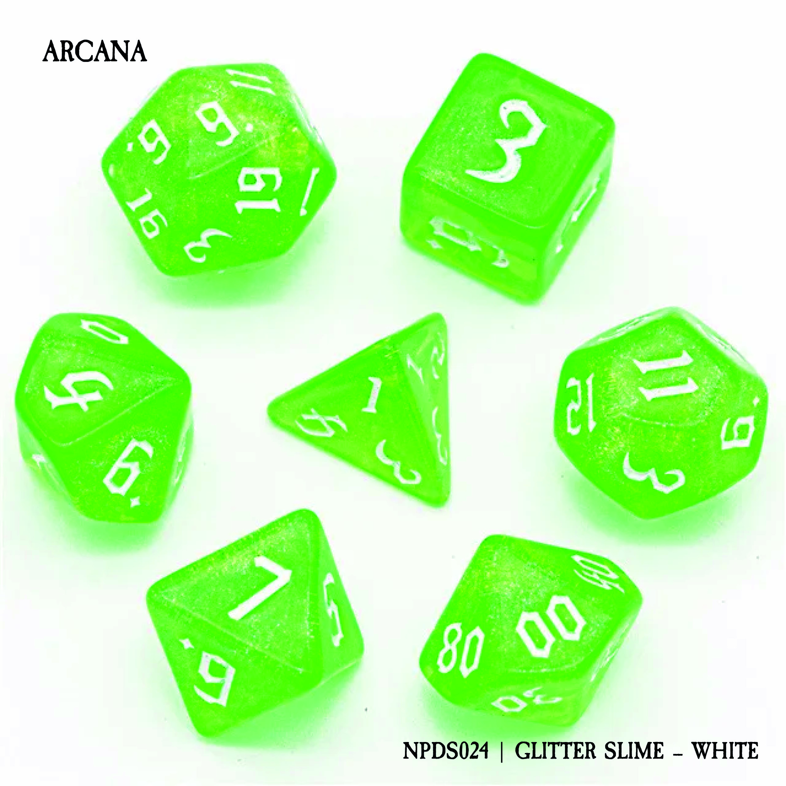 ARCANA: GLITTER SLIME - WHITE (NPDS024)
