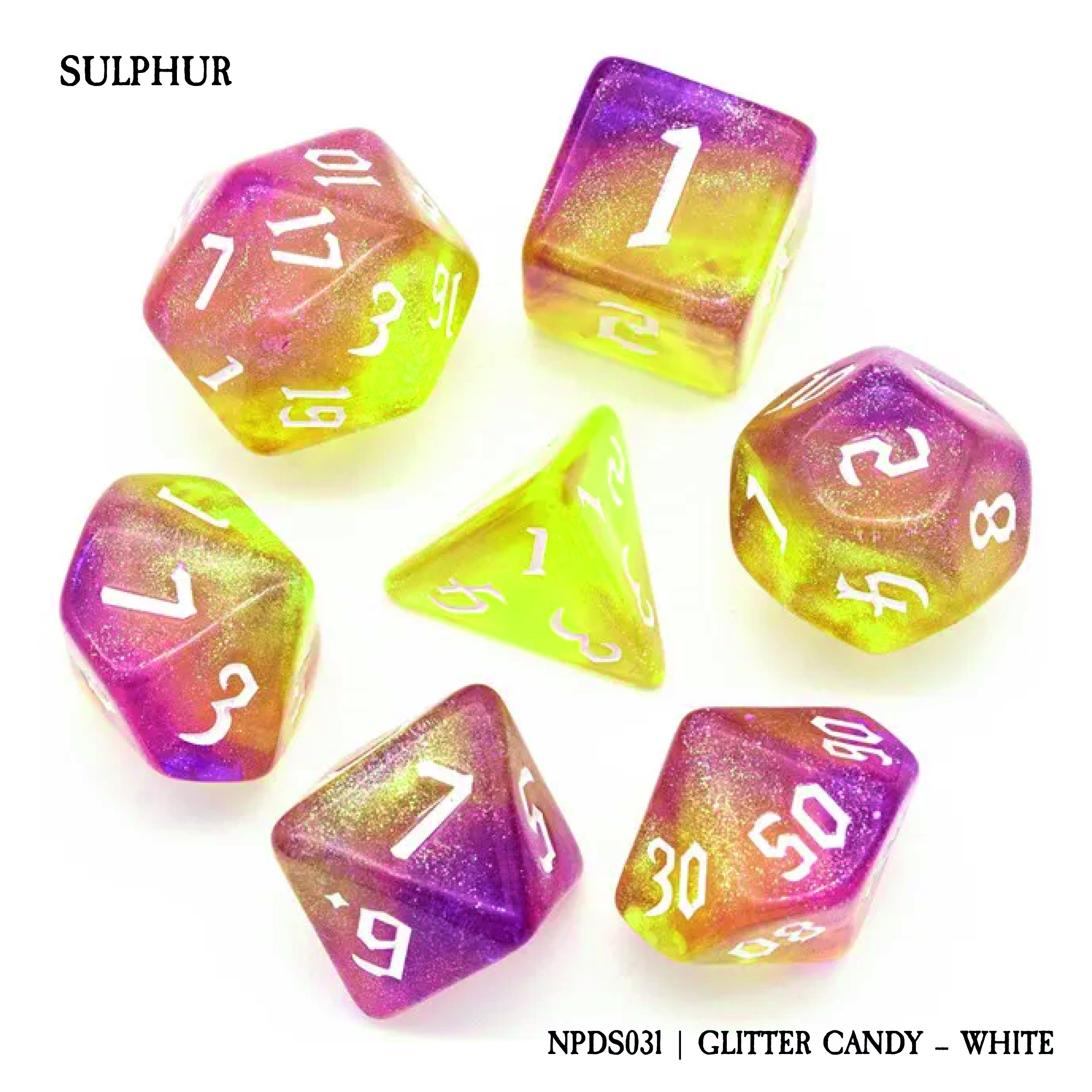 SULPHUR: GLITTER CANDY - WHITE (NPDS031)
