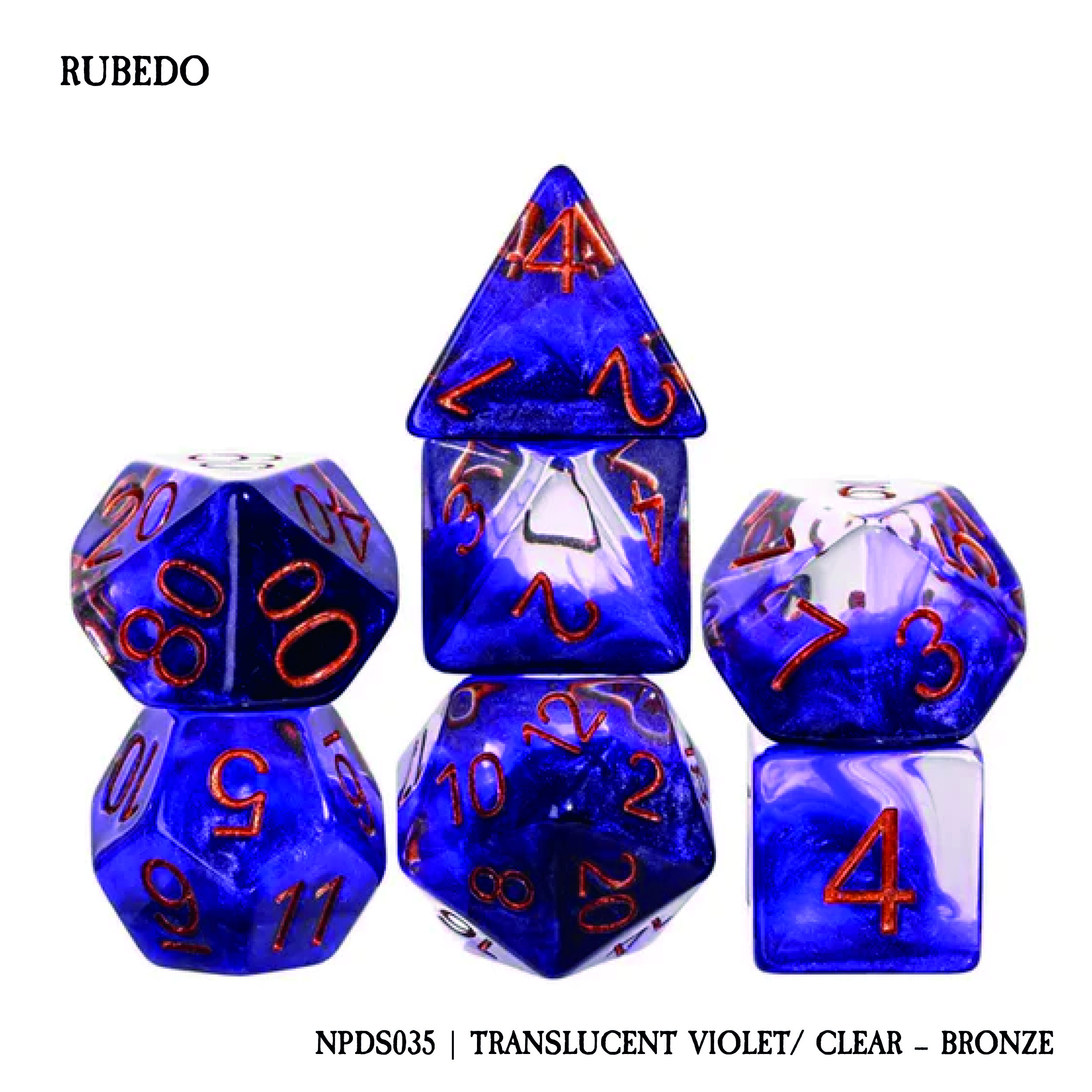 RUBEDO: TRANSLUCENT VIOLET/CLEAR - BRONZE (NPDS035)