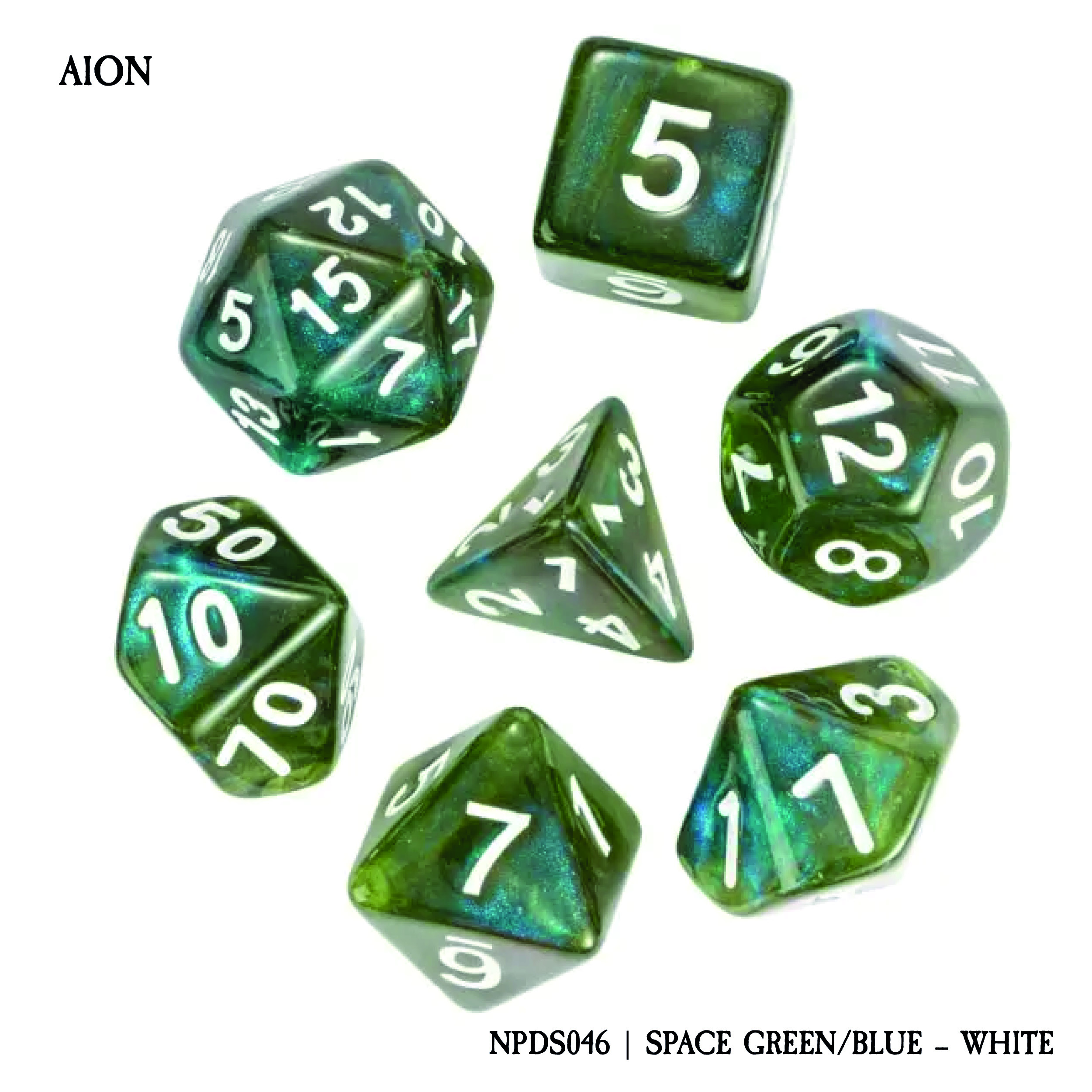AION: SPACE GREEN/BLUE - WHITE (NPDS046)