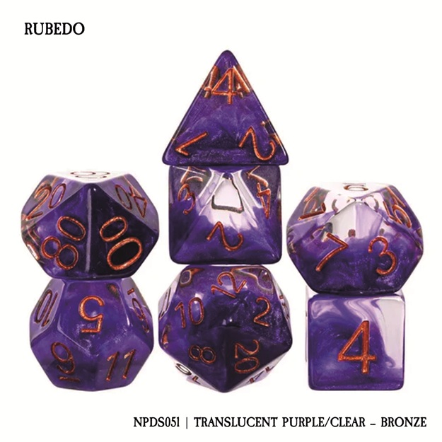 RUBEDO: TRASLUCENT PURPLE/CLEAR - BRONZE (NPDS051)