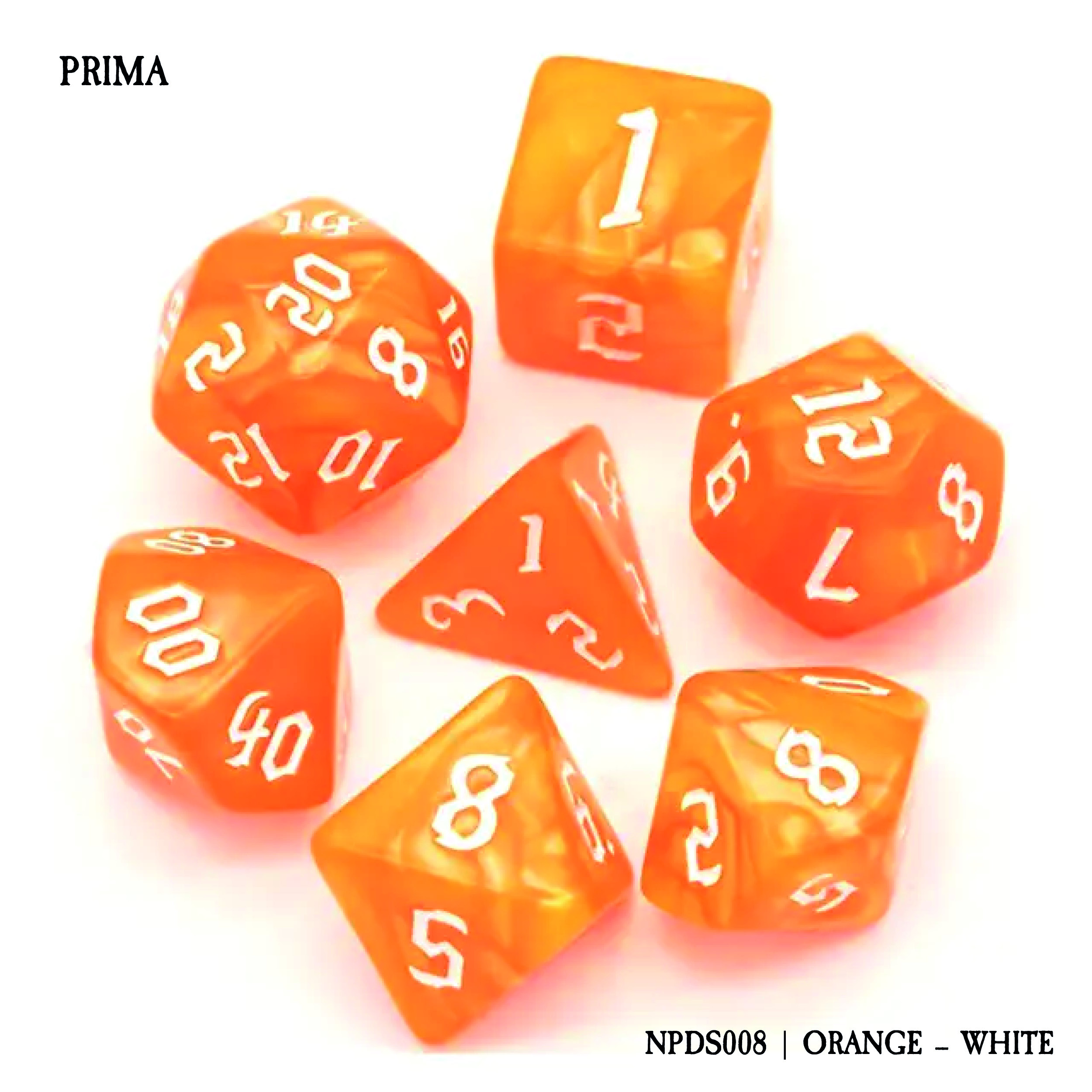 PRIMA: ORANGE - WHITE (NPDS008)
