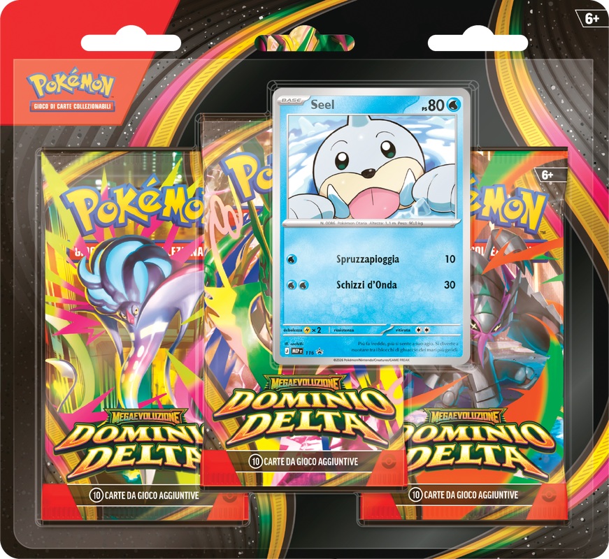 POKEMON - DOMINIO DELTA M6 - BLISTER 3 BUSTE - (1PZ CASUALE) COD: 10440-104