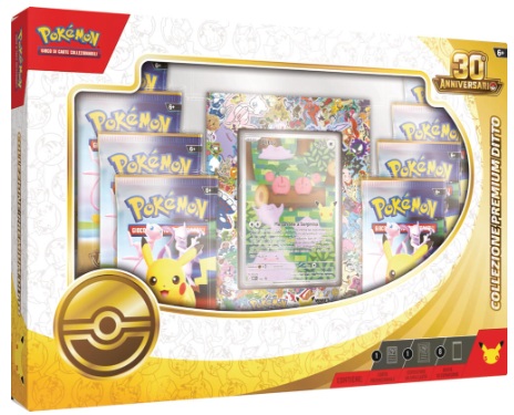 POKEMON 30° ANNIVERSARIO - COLLEZIONE PREMIUM DITTO - (1PZ) COD: 10469