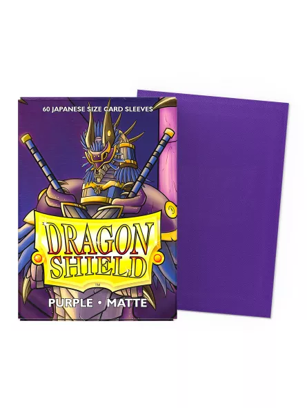 DRAGON SHIELD BUSTE PROTETTIVE MINI JAPANESE DA 60 - MATTE PURPLE AT-11109 DRAGON SHIELD BUSTE PROTETTIVE MINI JAPANESE DA 60 - MATTE PURPLE AT-11109