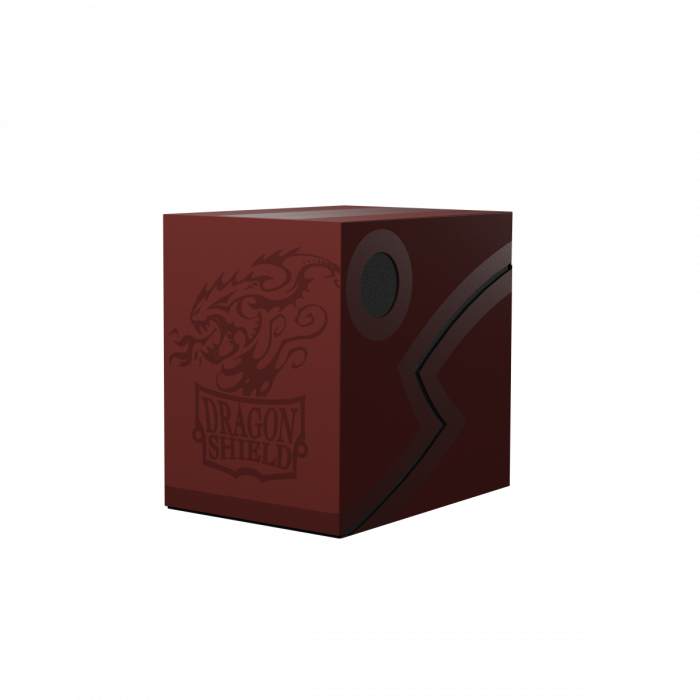 DRAGON SHIELD DOUBLE SHELL - PORTA MAZZO - BLOOD RED/BLACK (AT-30650)