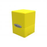 E-15592 SATIN CUBE LEMON YELLOW