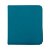 E-15746 ZIPPERED 12 POCKET PRO-BINDER TEAL