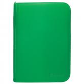 E-15893 ZIPPERED 4 POCKET PRO-BINDER GREEN