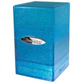 E-15909 SATIN TOWER GLITTER BLUE DECK BOX