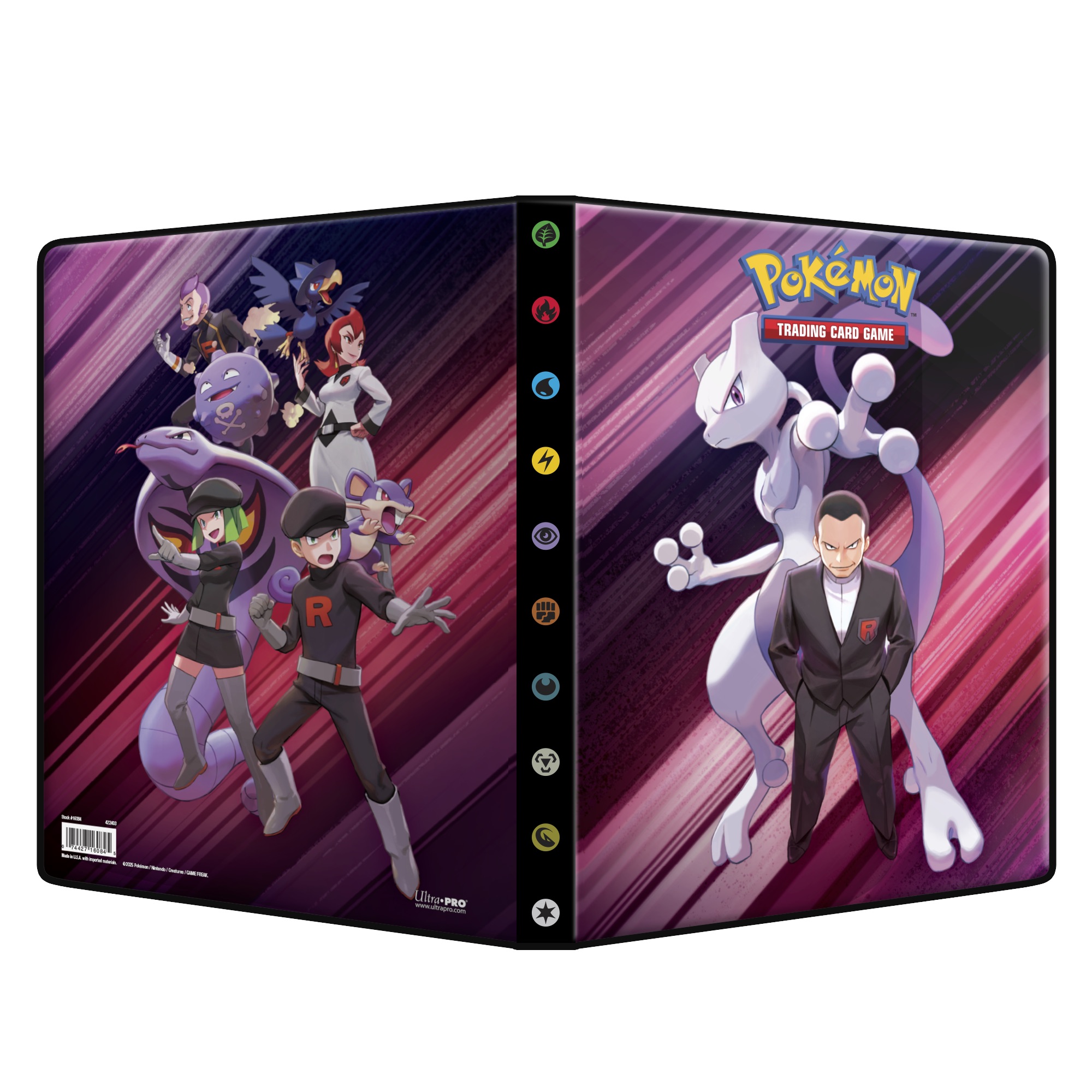 E-16084 SCARLET & VIOLET 10 - 9 POCKET PORTFOLIO