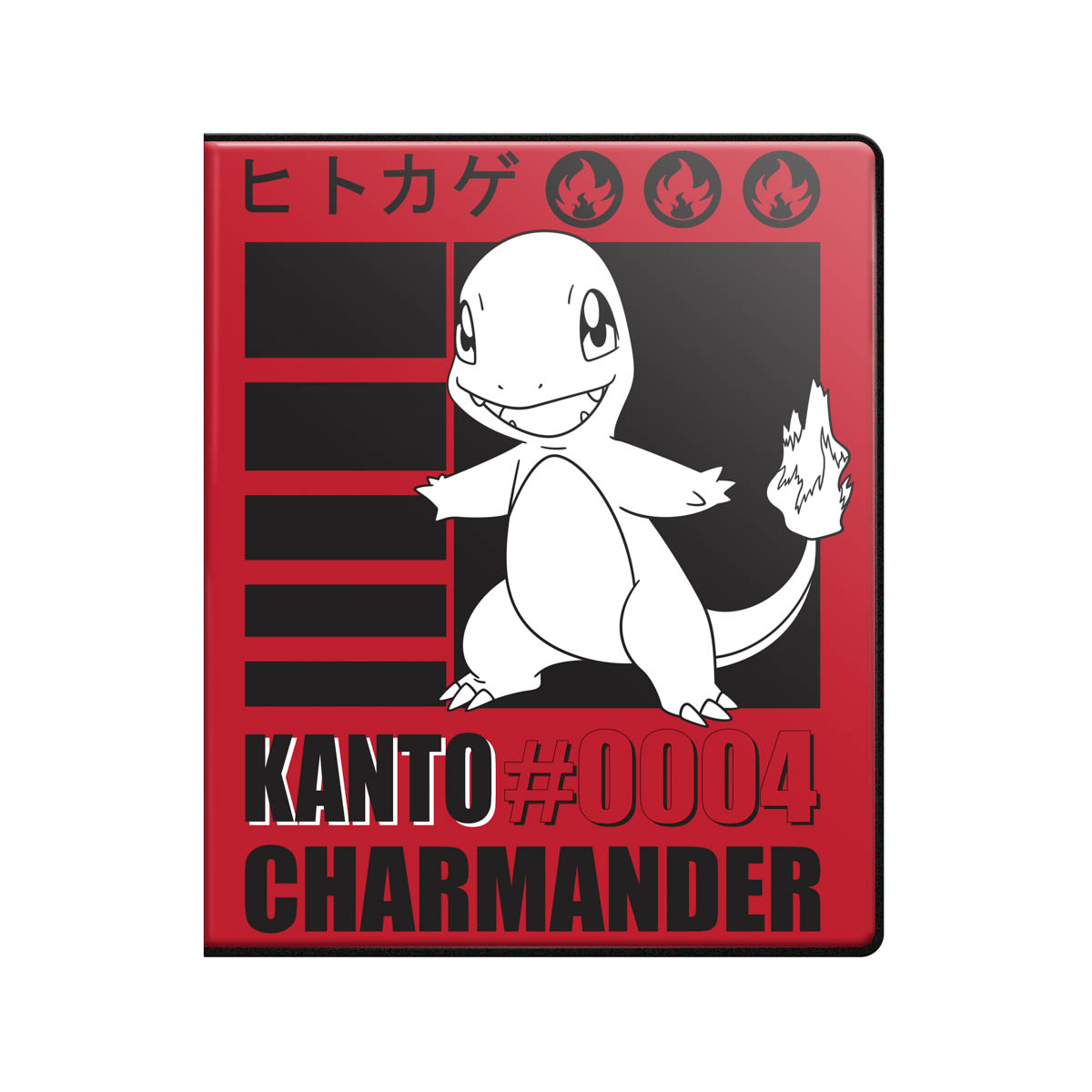 E-16596 CHARMANDER - 9 POCKET PORTFOLIO E-16596 CHARMANDER - 9 POCKET PORTFOLIO