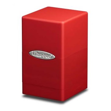 E-84174 SATIN TOWER RED DECK BOX