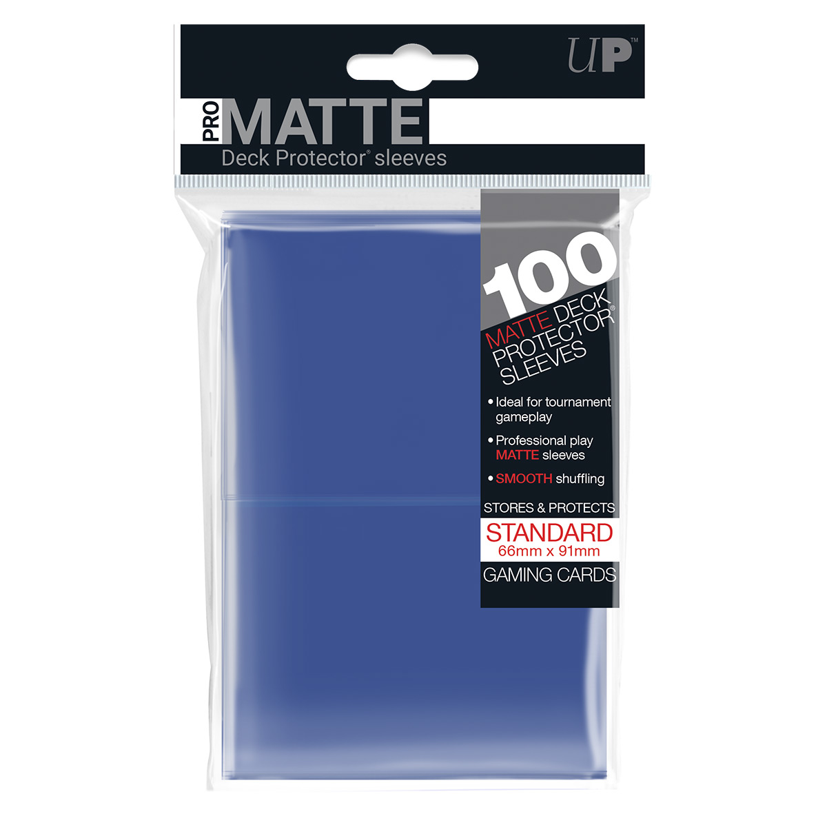 E-84514	100PZ PRO-MATTE BLUE STANDARD DECK PROTECTORS