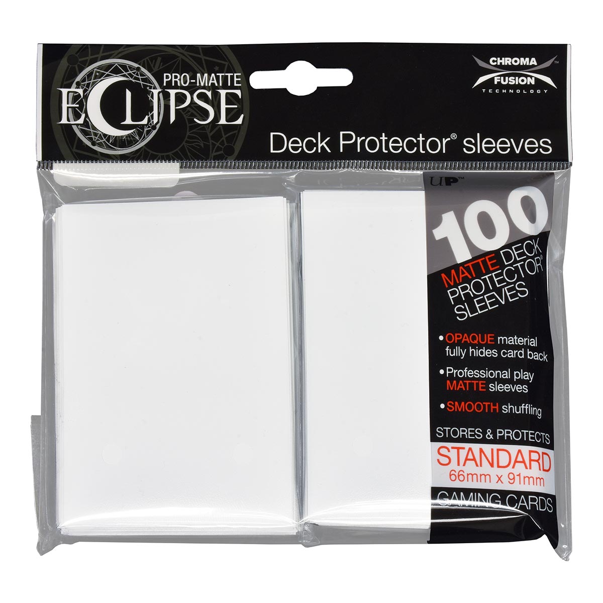 E-85600	ECLIPSE MATTE STANDARD SLEEVES - ARCTIC WHITE