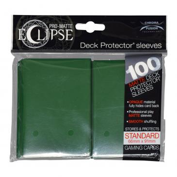 E-85605	ECLIPSE MATTE STANDARD SLEEVES - FOREST GREEN