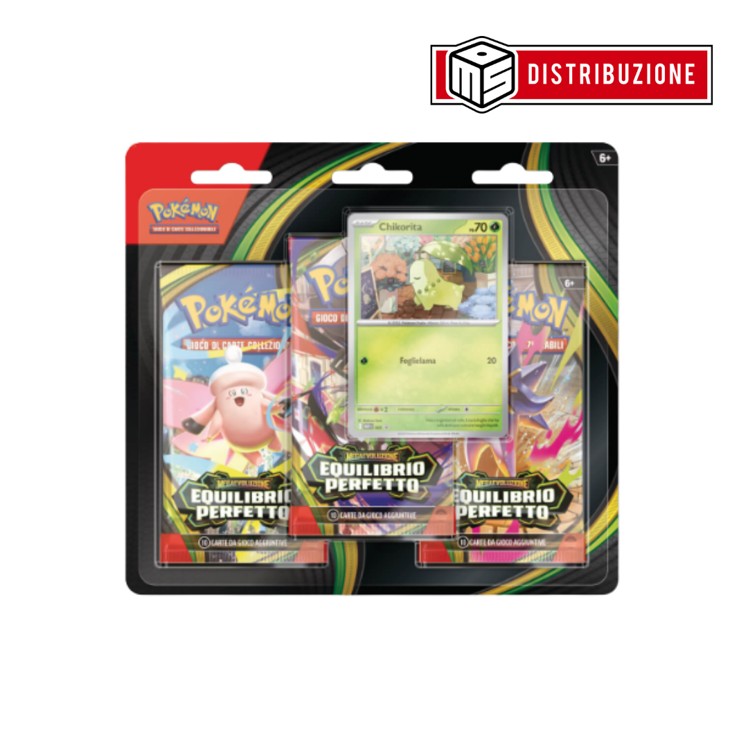 POKEMON - MEGAEVOLUZIONE - EQUILIBRIO PERFETTO - BLISTER 3 BUSTE - (1PZ CASUALE) COD: 10375